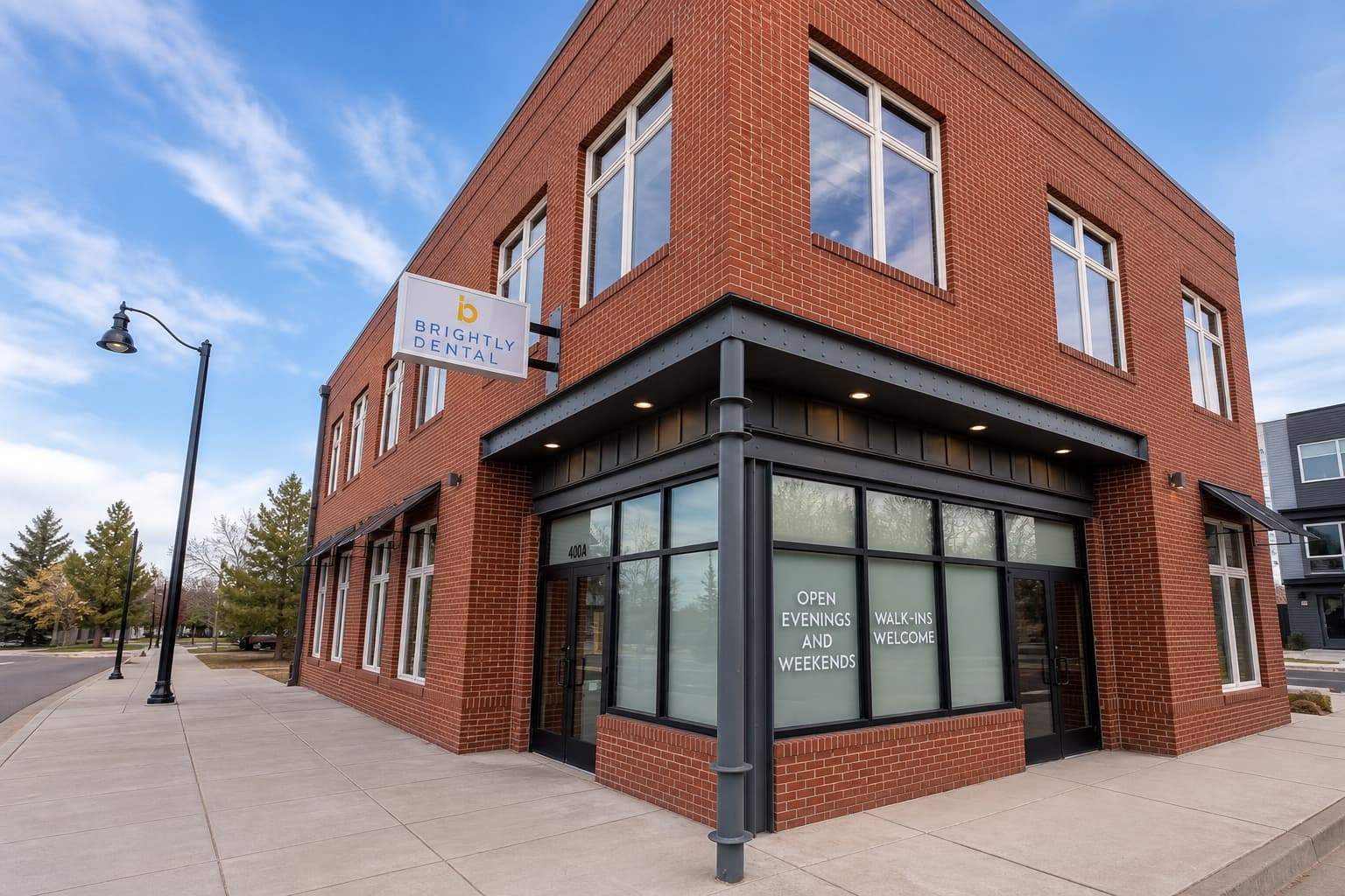Brightly Dental Lafayette exterior at 400 West Baseline Road